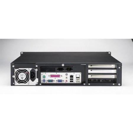 ADVANTECH MANUFACTURING 2U Rackmount Chassis for ATX/ MicroATX Motherboard with Low-Profile Rear Bracket Option ACP-2010MB-00D
